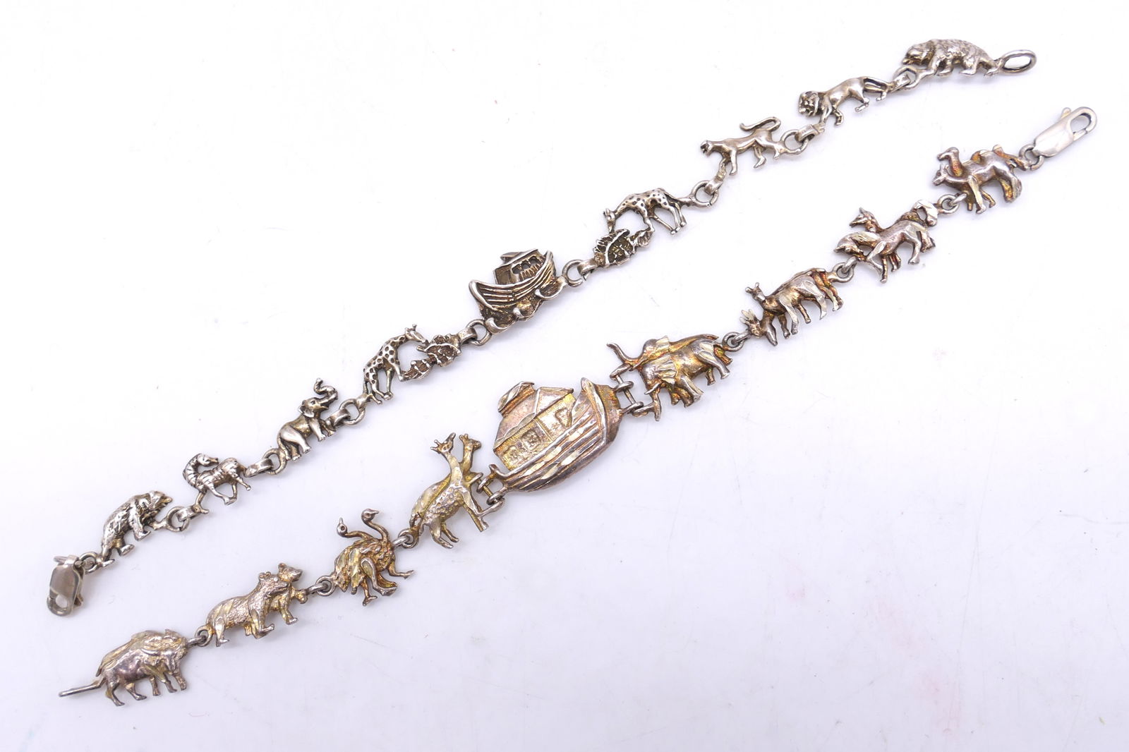 Two Sterling Charm Bracelets (1 of 6)