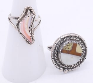 Two Sterling Rings