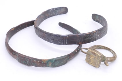 Ancient Roman Bracelets and Ring