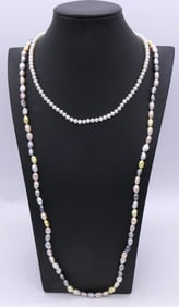 Two Pearl Necklaces