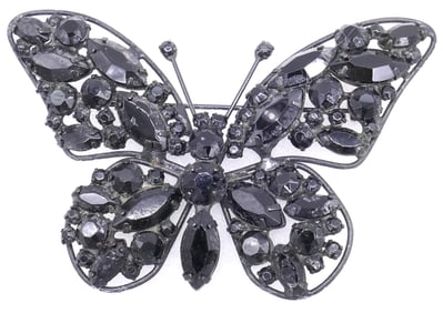 Mourning Jewelry Butterfly