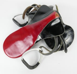 Red and Black Racing Saddle`