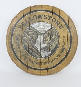 Yellowstone Whiskey Barrel Head