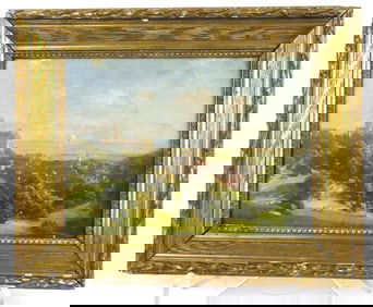 Original Oil on Metal by Alfred Von Schonberger