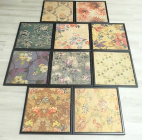 Ten Framed Painted Designs