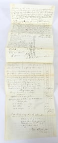 1848 Hand Written Kentucky Steamboat Document