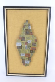 Brutalist Bronze Wall Hanging By Schoeman