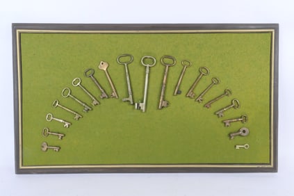 Vintage Key Display