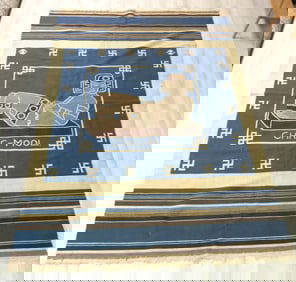 Handwoven Aztec Kilim