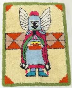 Latch Hook Native American Rug