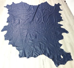 Large Piece of Blue Leather