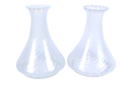 Pair of Swirled Globes