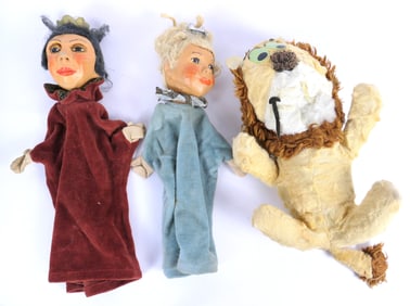 Vintage 1960's Lion and Puppets