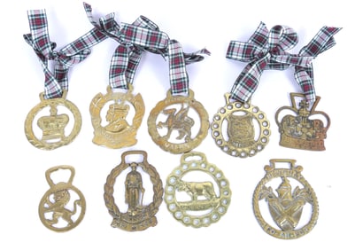 British Themed Horse Brasses