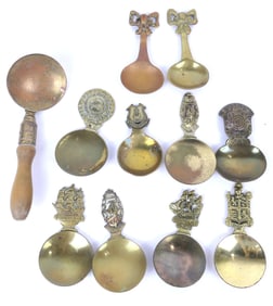 English Brass Tea Caddies