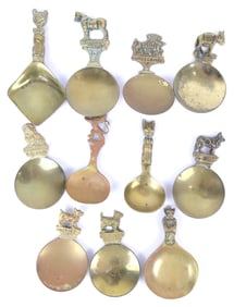 English Brass Tea Caddies