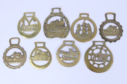 Transportation Themed Horse Brasses