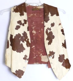Vintage Cowhide Vest