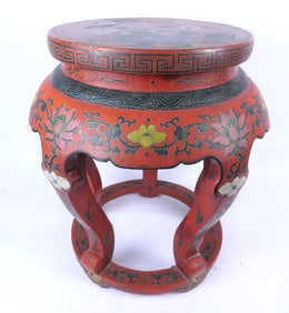 Chinese Wood Taboret