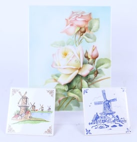 Three Collectible Tiles