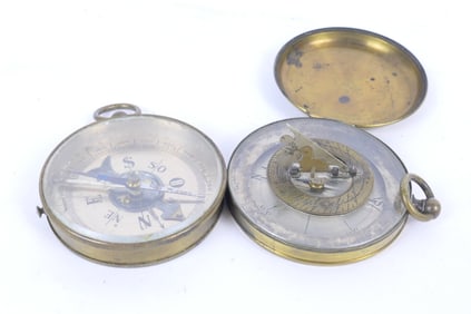 Two Antique Compasses