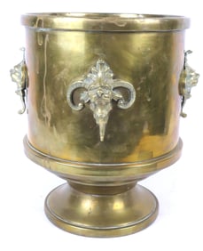 Large Brass Planter