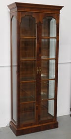 Georgian Style 2-Door China Display Cabinet