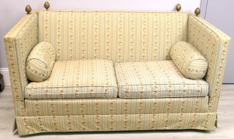 Vintage Knole Style Settee by Baker