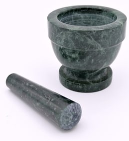 Marble Mortar and Pestle