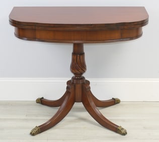 Antique George IIII Mahogany Flip Top Game Table