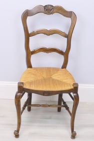 French Louis XV Ladderback Chair