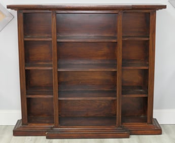 Breakfront Bookcase with Three Sections