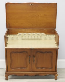 French Provencial Style Dry Bar/ Liquor Cabinet