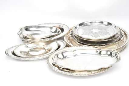 Silverplate Serving Trays