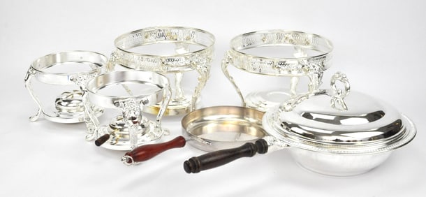 Silverplate Hostess Serving Dishes