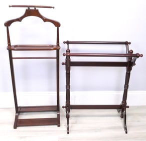 Quilt Rack and Men's Valet