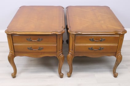 Pair of French Provencial Style Side Tables