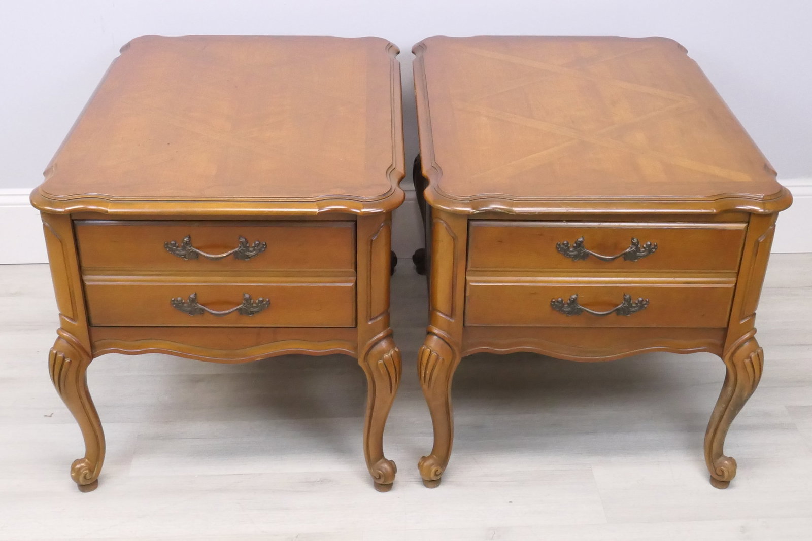 Pair of French Provencial Style Side Tables (1 of 12)