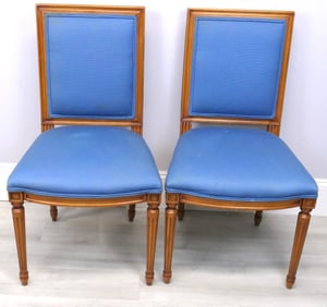 Pair of Louis XVI Style Side Chairs