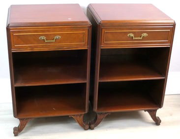 Pair of Mahogany Nightstands