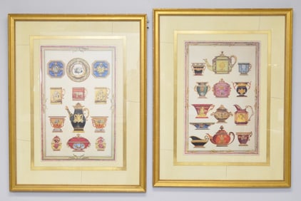 Pair of "Porcelain de Paris" Prints