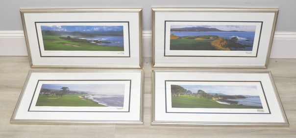 Four Pebble Beach Golf Course Photographs