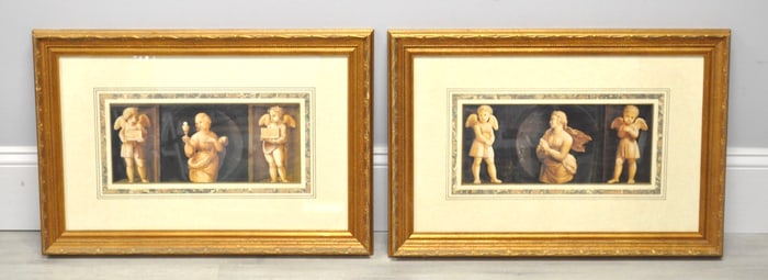 Pair of Cherub Art Prints