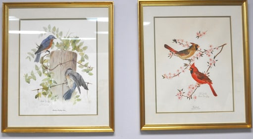 Two Charles Spaulding Bird Prints