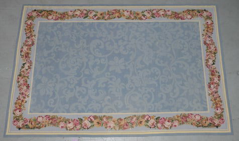 Hand Crafted Needlepoint Area Rug
