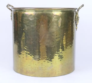 Large Brass Planter