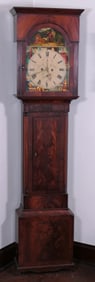 John Leckie 8-Day Mahogany Tall Case Clock