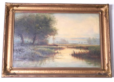I. M. Taylor Oil on Canvas Landscape
