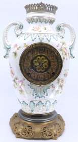 New Haven Porcelain Urn Style Clock