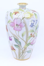 Hand Painted Nippon Vase